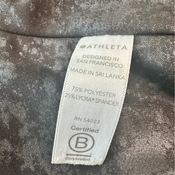 Athleta Elation Misty Lace Ultra High Rise Black Tights Size XS - Picture 10 of 11